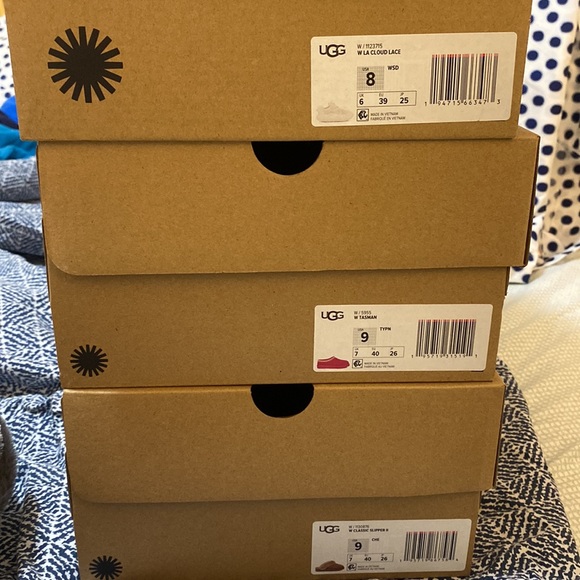 NEW UGG Disquette Slippers Chestnut Sz 8 - Picture 7 of 7